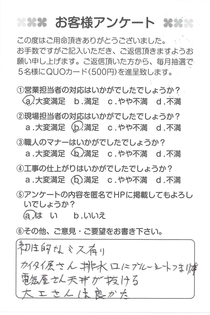  静岡県田方郡函南町　S様の声