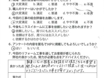 静岡県伊豆の国市　U様の声