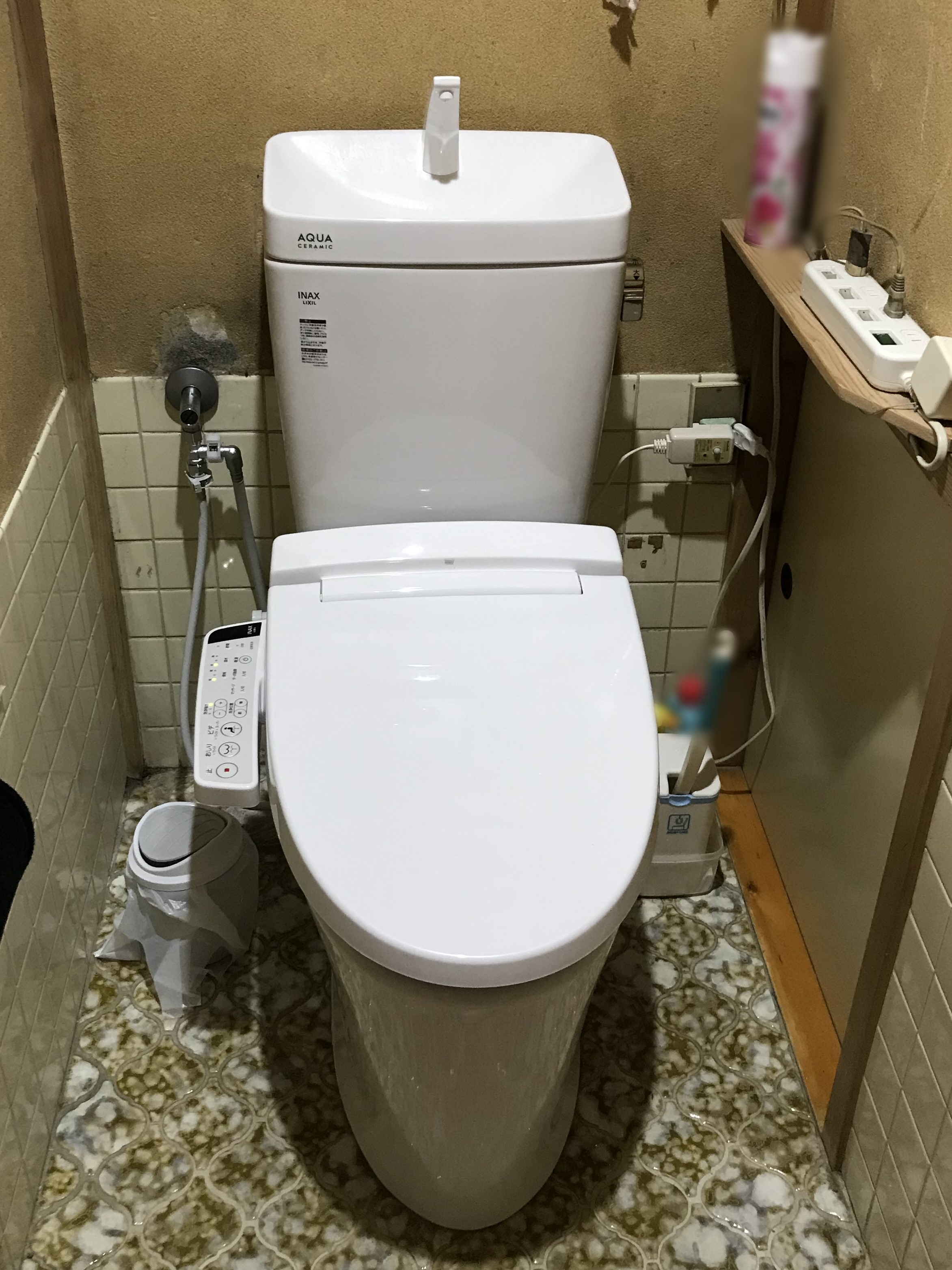 静岡県伊豆の国市／トイレリフォーム　S様邸／ウォシュレット故障／【トイレ交換】