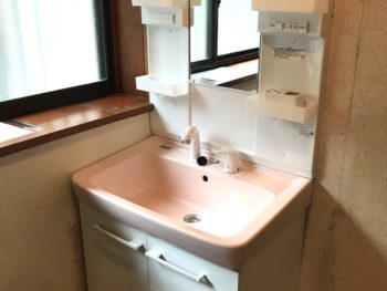 静岡県伊豆の国市　S様邸　洗面化粧台リフォーム　施工事例