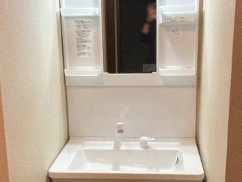 静岡県東部　A様　洗面化粧台リフォーム　施工事例　