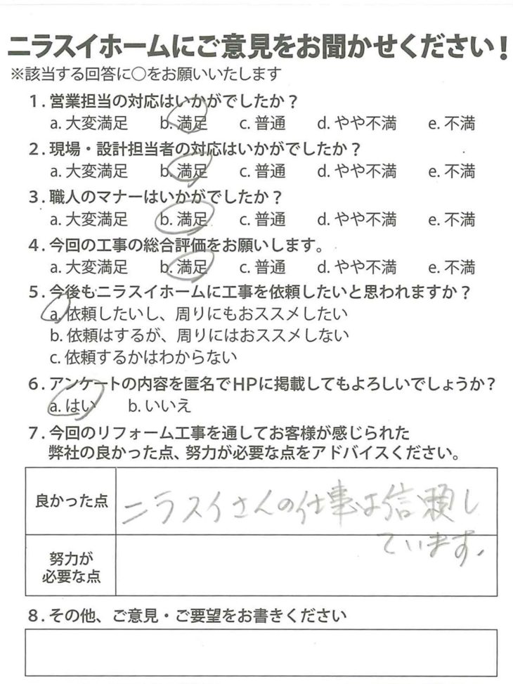   静岡県沼津市　T様の声