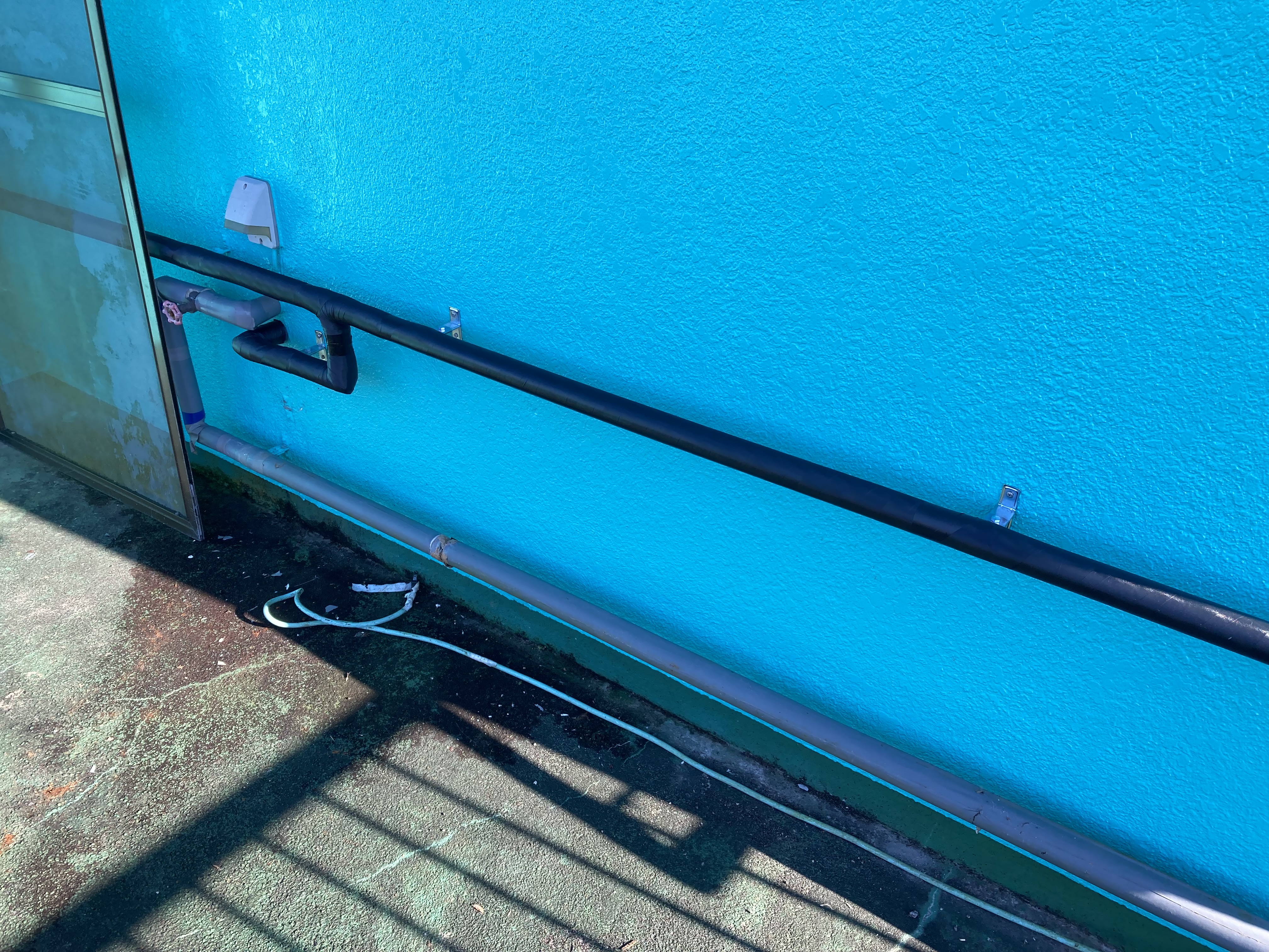 静岡県伊豆市熊坂／新規給湯配管工事Ｓ様邸／【塩ビ配管・施工事例】