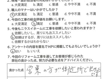 静岡県伊豆の国市　I様の声