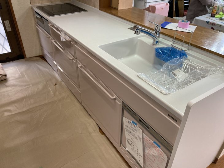 静岡県伊豆の国市北江間／キッチン改修工事Ｈ様邸／【キッチン交換・施工事例】タカラスタンダード