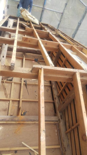 静岡県伊豆の国市古奈／下屋改修・屋根外壁塗装工事Ｙ様邸／雨漏り修理・外装改修工事・屋根の割れ