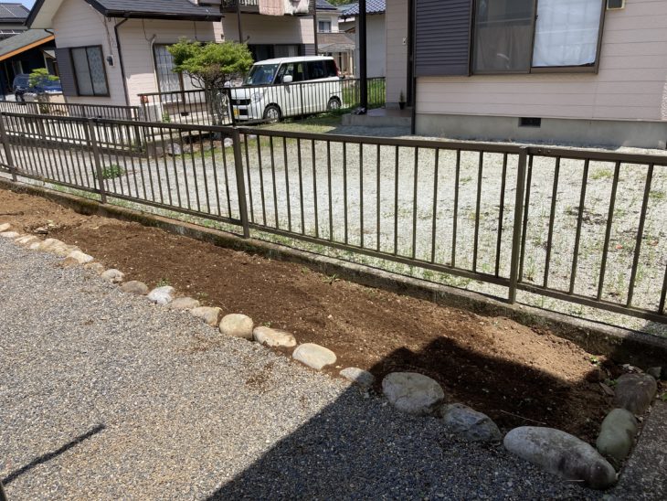 静岡県伊豆の国市韮山山木／抜根工事Ｋ様邸／外構リフォーム・根の撤去・盛り土