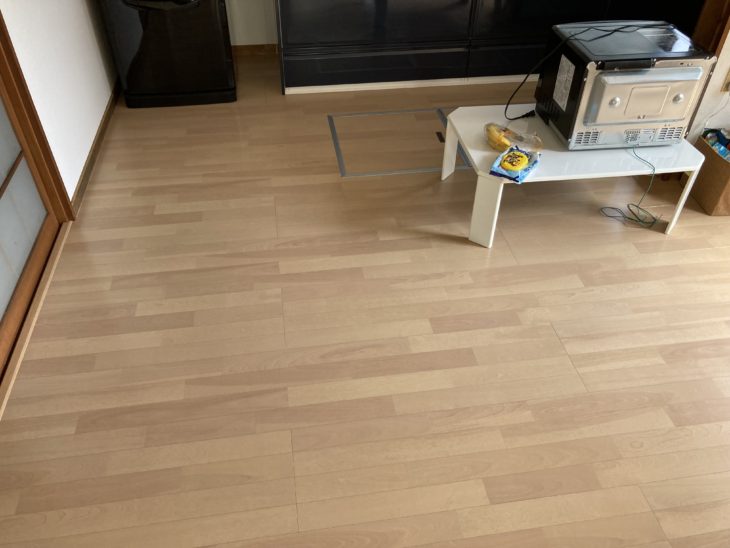 静岡県伊豆の国市南江間／キッチン改修工事・リビングフローリング改修工事／キッチンリフォーム・タカラスタンダードエーデル・内装リフォーム・NODAＪクラレス