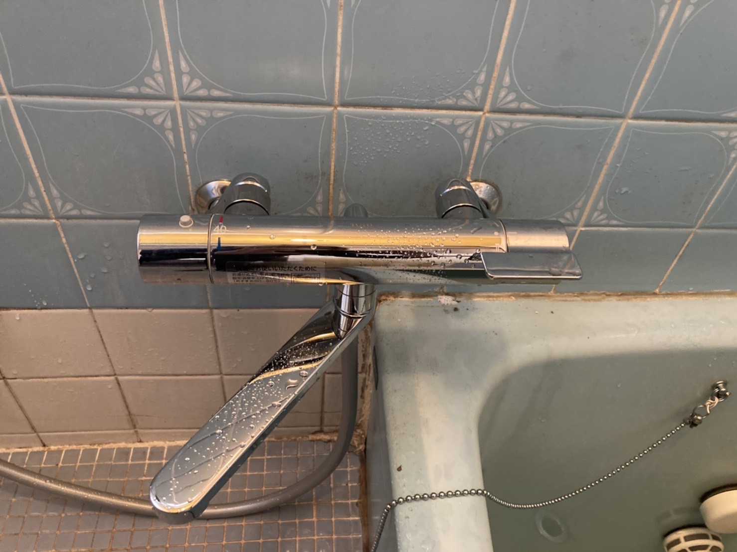 静岡県／浴室水栓交換工事／お風呂リフォーム、水漏れ、TOTOGGシリーズ 、TBV03404J