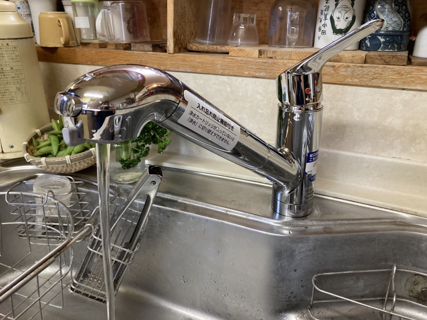 静岡県／キッチン水栓交換工事／キッチンリフォーム・水道工事・水漏れ・水栓リフォーム