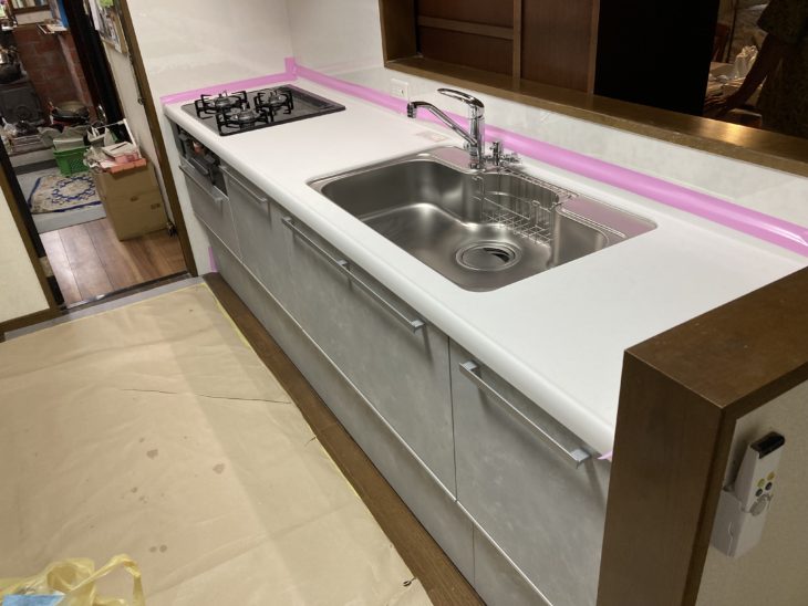 静岡県函南町平井／キッチン改修工事Ｓ様邸／キッチンリフォーム・クリナップラクエラ