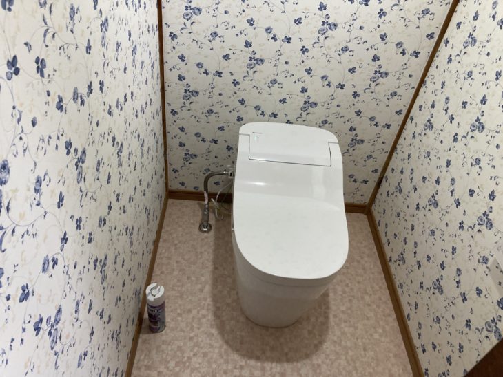 静岡県沼津市足保／和便改修工事／トイレリフォーム・和式トイレ・パナソニック・ウォシュレット・アラウーノＳ160 