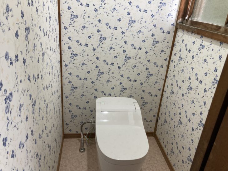静岡県沼津市足保／和便改修工事／トイレリフォーム・和式トイレ・パナソニック・ウォシュレット・アラウーノＳ160 