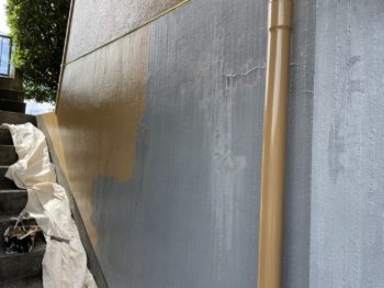 静岡県伊豆の国市小坂／一部外壁塗装工事Ｉ様邸／スーパームキコート・シリコン塗料