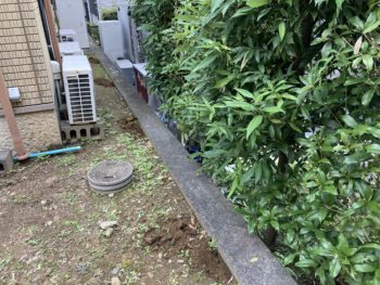 静岡県伊豆の国市長岡／フェンス設置工事／外構リフォーム・コア抜き工事