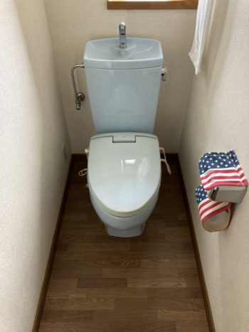 静岡県沼津市大岡／トイレ交換工事／トイレリフォーム・普通便座・ウォシュレット・トイレ水漏れ