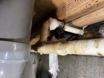 静岡県伊豆の国市／給湯配管漏水補修工事Ｙ様邸／配管修理・配管工事・水漏れ