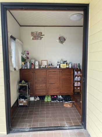 静岡県函南町上沢／玄関ドア改修工事Ｋ様邸／建具交換・カバー工法・玄関ハンドル交換