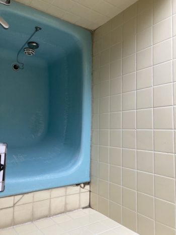 静岡県伊豆の国市四日町／浴室防水コーキング工事／お風呂リフォーム、タイル補修、防カビ剤