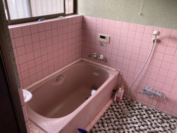 静岡県函南町柏谷／浴室改修工事／お風呂リフォーム・TOTOユニットバスサザナＳタイプ