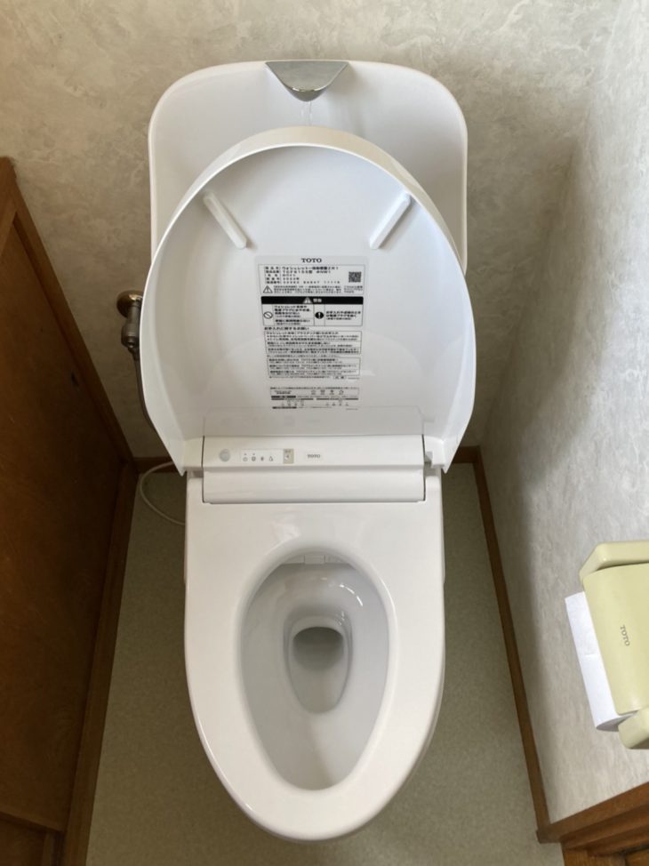 静岡県沼津市我入道/トイレ交換工事/トイレリフォーム・ウォシュレット・WL一体形トイレZJ1