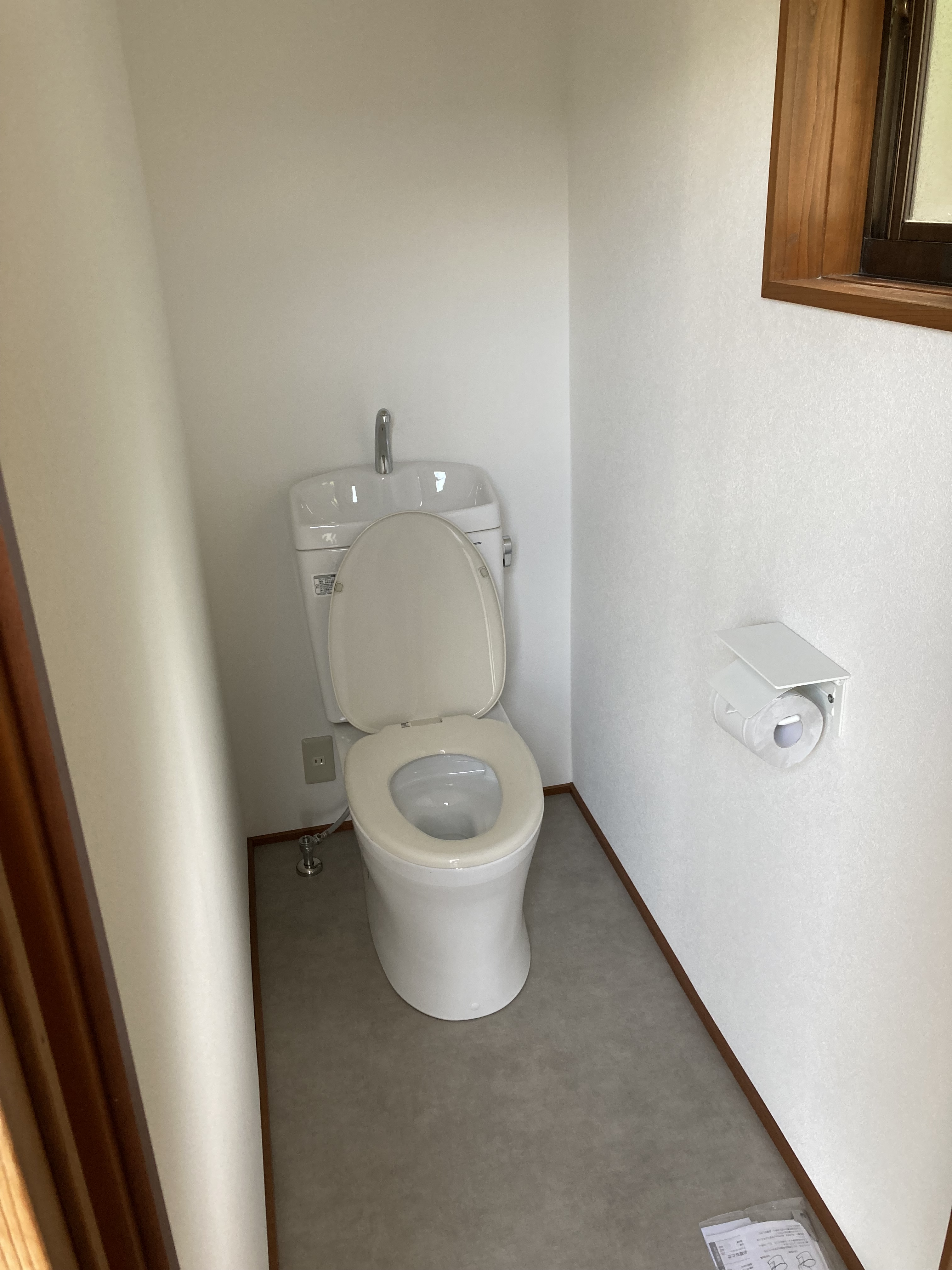 静岡県伊豆市柏久保／トイレ改修工事／トイレリフォーム・TOTOピュアレストQR