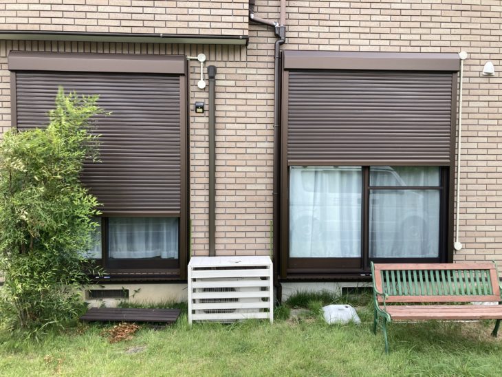 静岡県三島市加茂川町／電動シャッター工事O様邸／台風対策・災害対策・防風・防雨