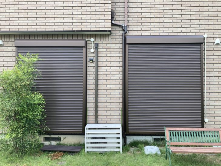 静岡県三島市加茂川町／電動シャッター工事O様邸／台風対策・災害対策・防風・防雨