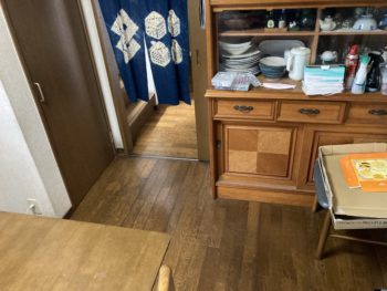 静岡県伊豆の国市南江間／キッチン改修工事・リビング内装工事／キッチンリフォーム・LIXILリクシルシエラ・内装リフォーム・フローリング張り替え・NODA　ウォークフィット6 