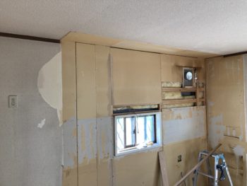 静岡県伊豆の国市南江間／キッチン改修工事・リビング内装工事／キッチンリフォーム・LIXILリクシルシエラ・内装リフォーム・フローリング張り替え・NODA　ウォークフィット6 