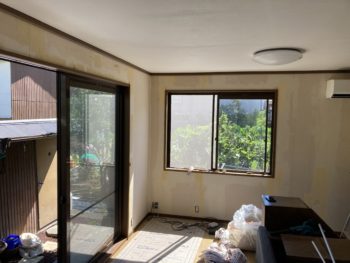 静岡県伊豆の国市南江間／キッチン改修工事・リビング内装工事／キッチンリフォーム・LIXILリクシルシエラ・内装リフォーム・フローリング張り替え・NODA　ウォークフィット6 