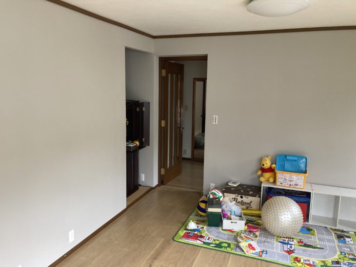 静岡県伊豆の国市南江間／キッチン改修工事・リビング内装工事／キッチンリフォーム・LIXILリクシルシエラ・内装リフォーム・フローリング張り替え・NODA　ウォークフィット6 