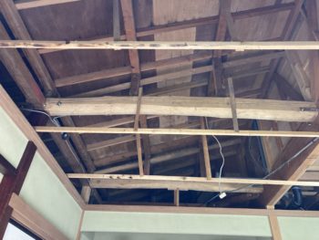 静岡県田方郡修善寺町／和室天井張り替え工事Ｉ様邸／雨漏り・雨漏れ・和室リフォーム