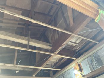 静岡県田方郡修善寺町／和室天井張り替え工事Ｉ様邸／雨漏り・雨漏れ・和室リフォーム