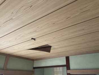 静岡県田方郡修善寺町／和室天井張り替え工事Ｉ様邸／雨漏り・雨漏れ・和室リフォーム