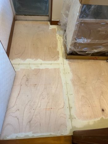 静岡県函南町上沢／脱衣場改修工事Ｔ様邸／洗面化粧台交換・TOTOVシリーズ