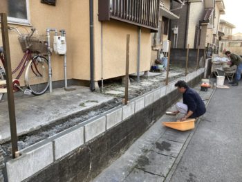 静岡県三島市藤代町/外構改修工事/外構リフォーム・フェンス設置・LIXILハイサモアT‐10