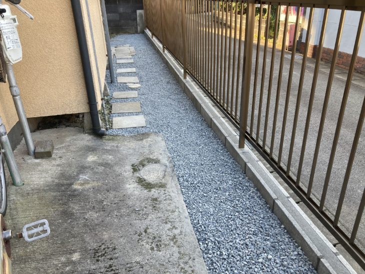 静岡県三島市藤代町/外構改修工事/外構リフォーム・フェンス設置・LIXILハイサモアT‐10