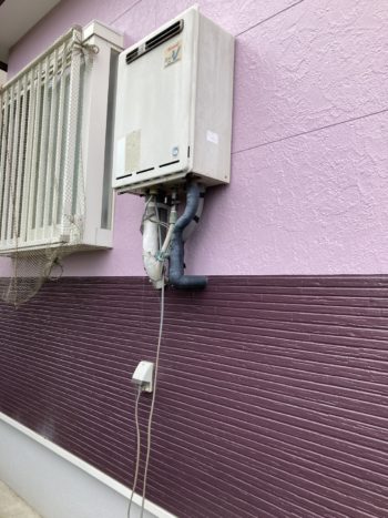 静岡県函南町塚本／ガス給湯器交換工事Ｉ様邸／エコジョーズ