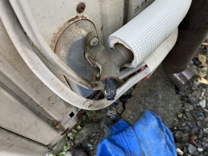 静岡県沼津市／エコキュート配管補修N様邸／配管修理・給湯器