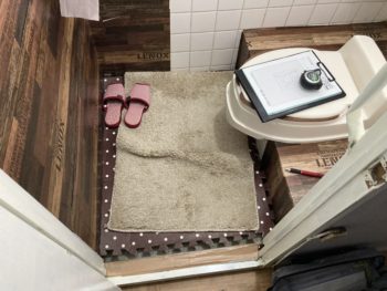 和式トイレ改修工事・TOTO　ピュアレストQR／静岡県伊豆の国市韮山山木