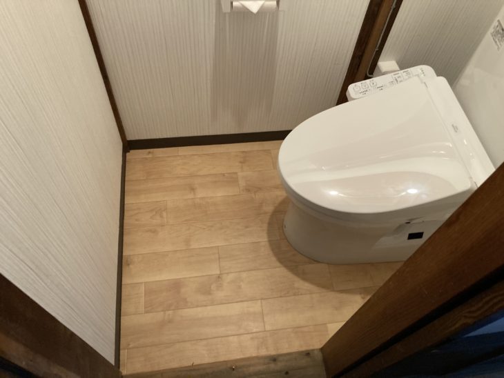 洋式トイレ改修工事　TOTOピュアレストQR　ウォシュレットBV｜静岡県長泉町竹原
