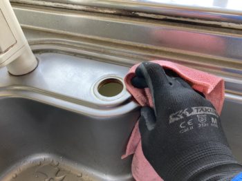 キッチン水栓交換工事・水漏れ／静岡県伊豆の国市