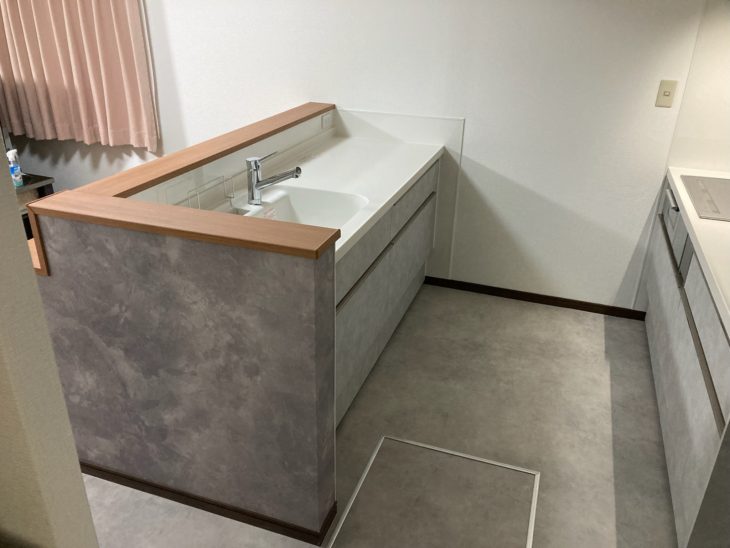 パナホームの対面キッチンリフォーム│沼津市