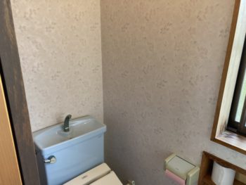 離れトイレ改修工事・TOTOピュアレストQR／静岡県伊豆市本柿木