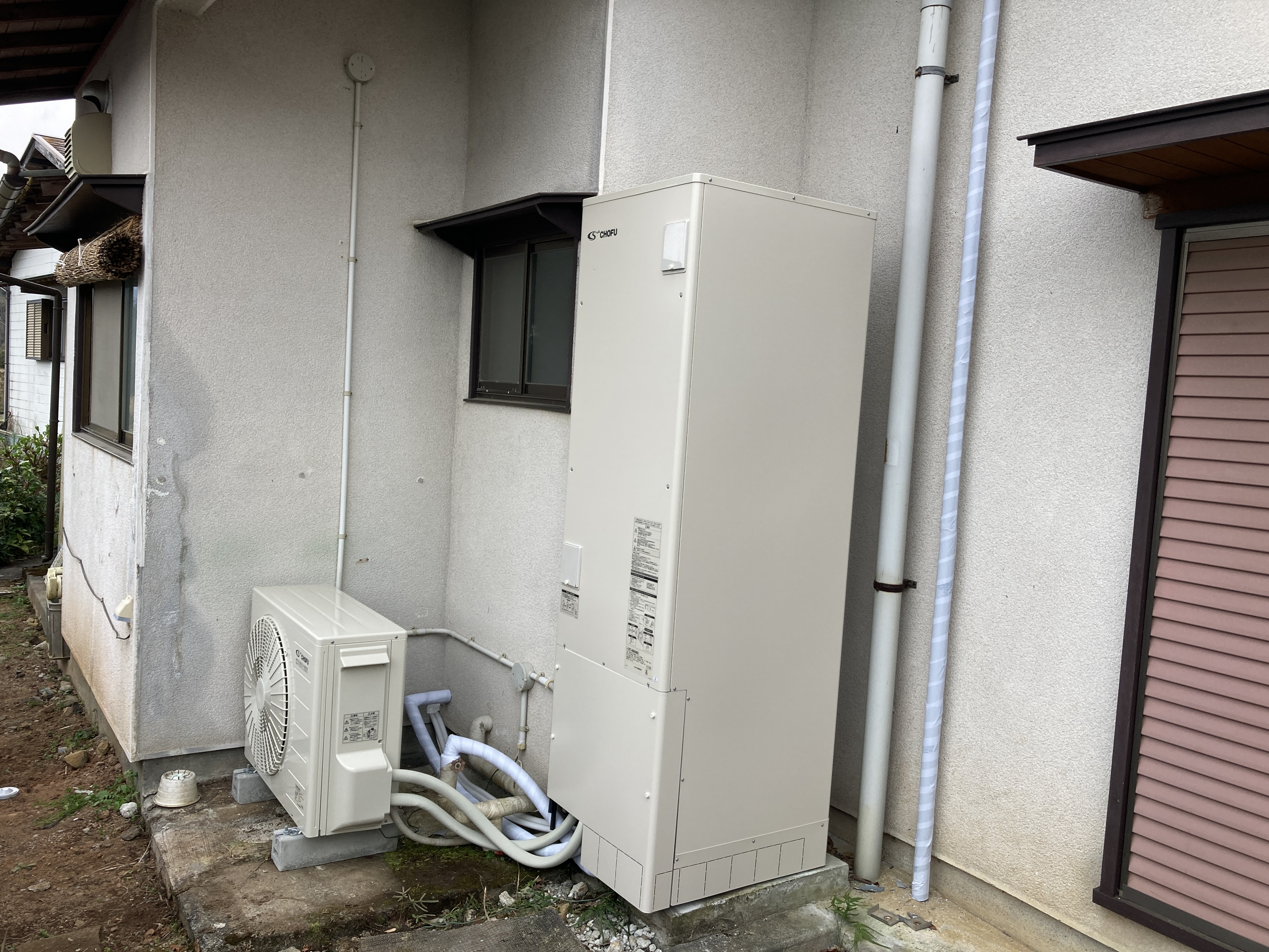 エコキュート交換工事・長府製作所／静岡県伊豆市本柿木