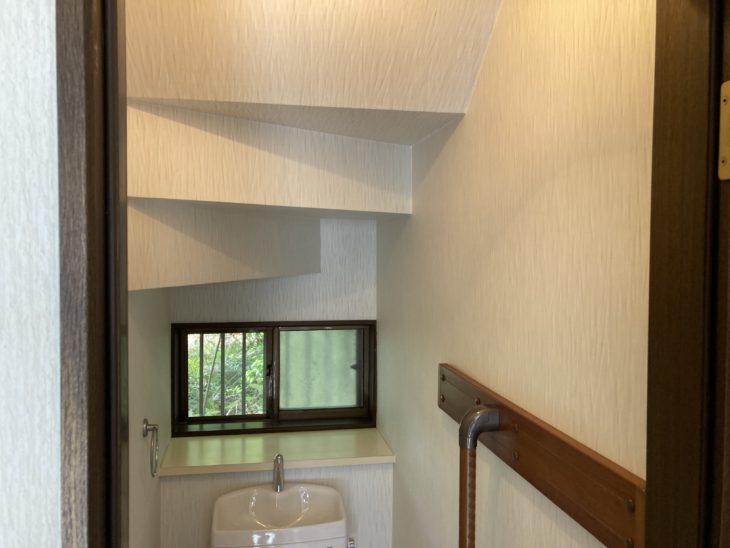 トイレ改修工事 TOTOピュアレストQR/ウォシュレットSB|静岡県沼津市下香貫