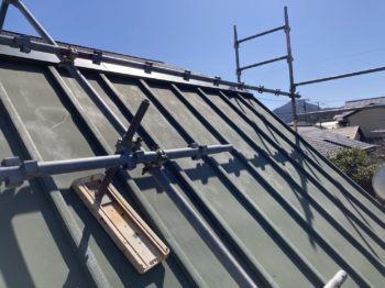 棟板金交換工事｜静岡県伊豆の国市K様邸