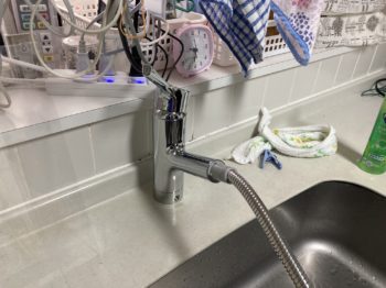 水栓交換工事（キッチン・シャワー）／静岡県三島市東本町