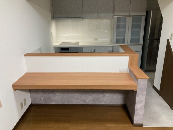 パナホームの対面キッチンリフォーム│沼津市